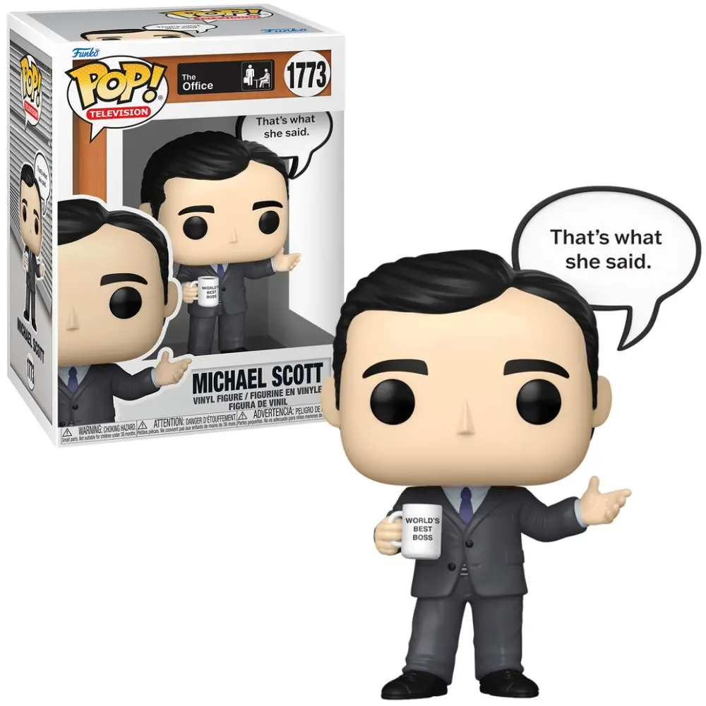 Funko Pop Television 1776 The Office S11 - Michael Scott (That’S What She Said) Sayings Figure 86428 1