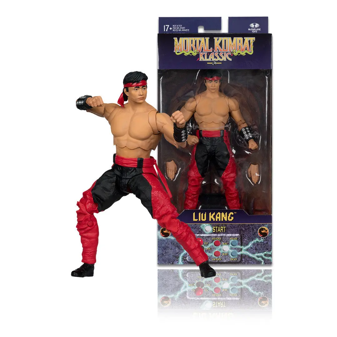 Mcfarlane - Mortal Kombat Klassic (Early 1990S Arcade Games) Wave 1 - Liu Kang Action Figure (11801) Low Stock 1