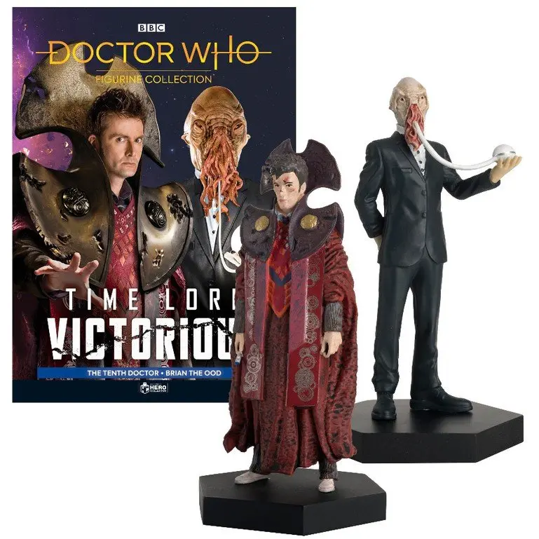 Time Lord Victorious: Alternate Tenth Doctor Who & Brian The Ood Figurine Collection Box Set 4 (Dwtuk504) 1