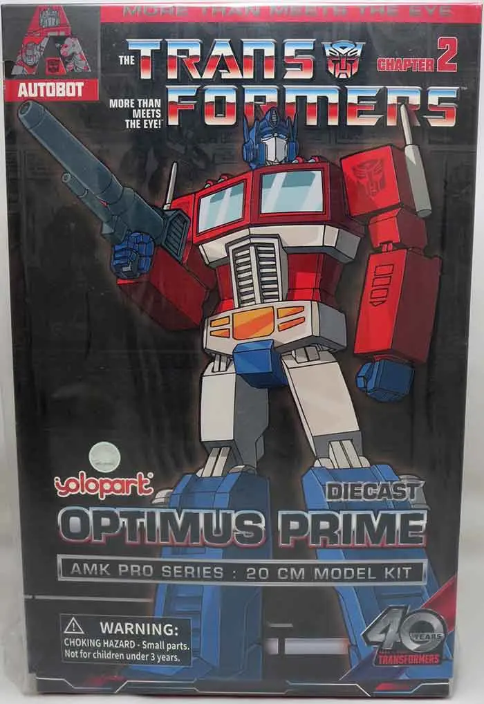 Yolopark Amk Pro - Transformers Generation 1 - Optimus Prime (Diecast) 8-Inch/20 Cm Model Ypamkpg1op Low Stock 1