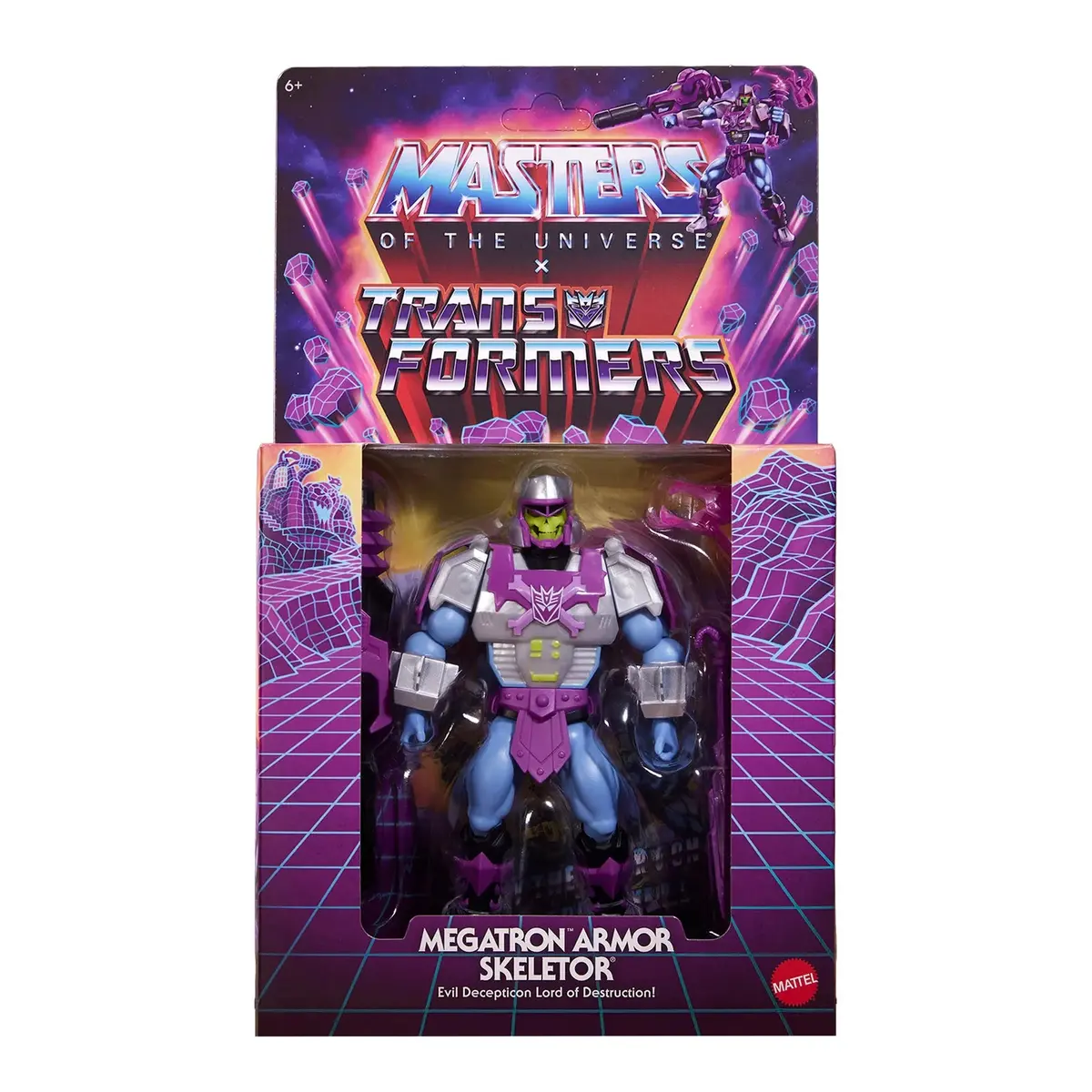 Mattel - Masters Of The Universe Origins X Transformers: Megatron Armor Skeletor Action Figure Jgt16 Low Stock 1