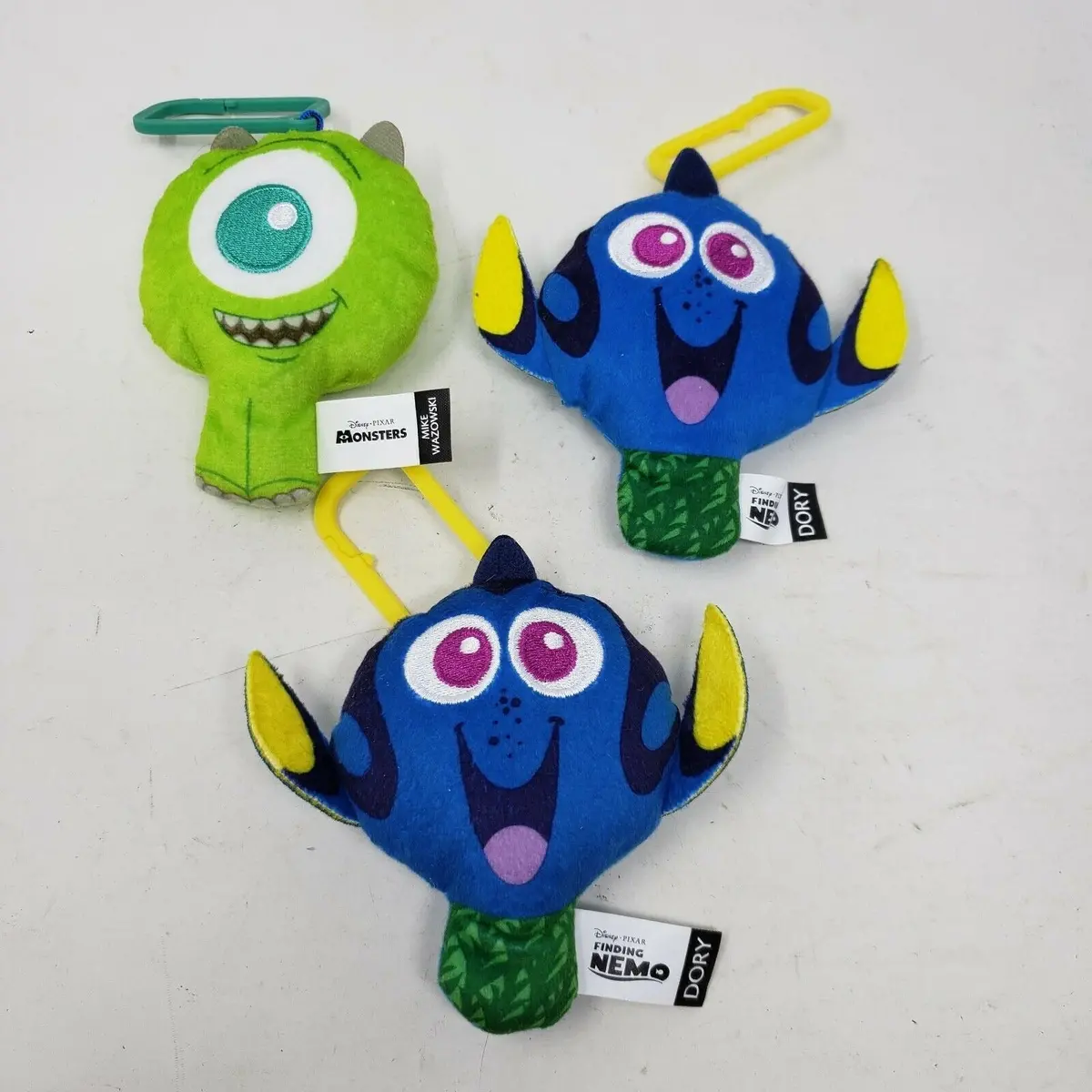2020 Mcdonald’S Happy Meal Disney Pixar Mike Wazowski Toy #4 2 Dory #2 Plush Key 1