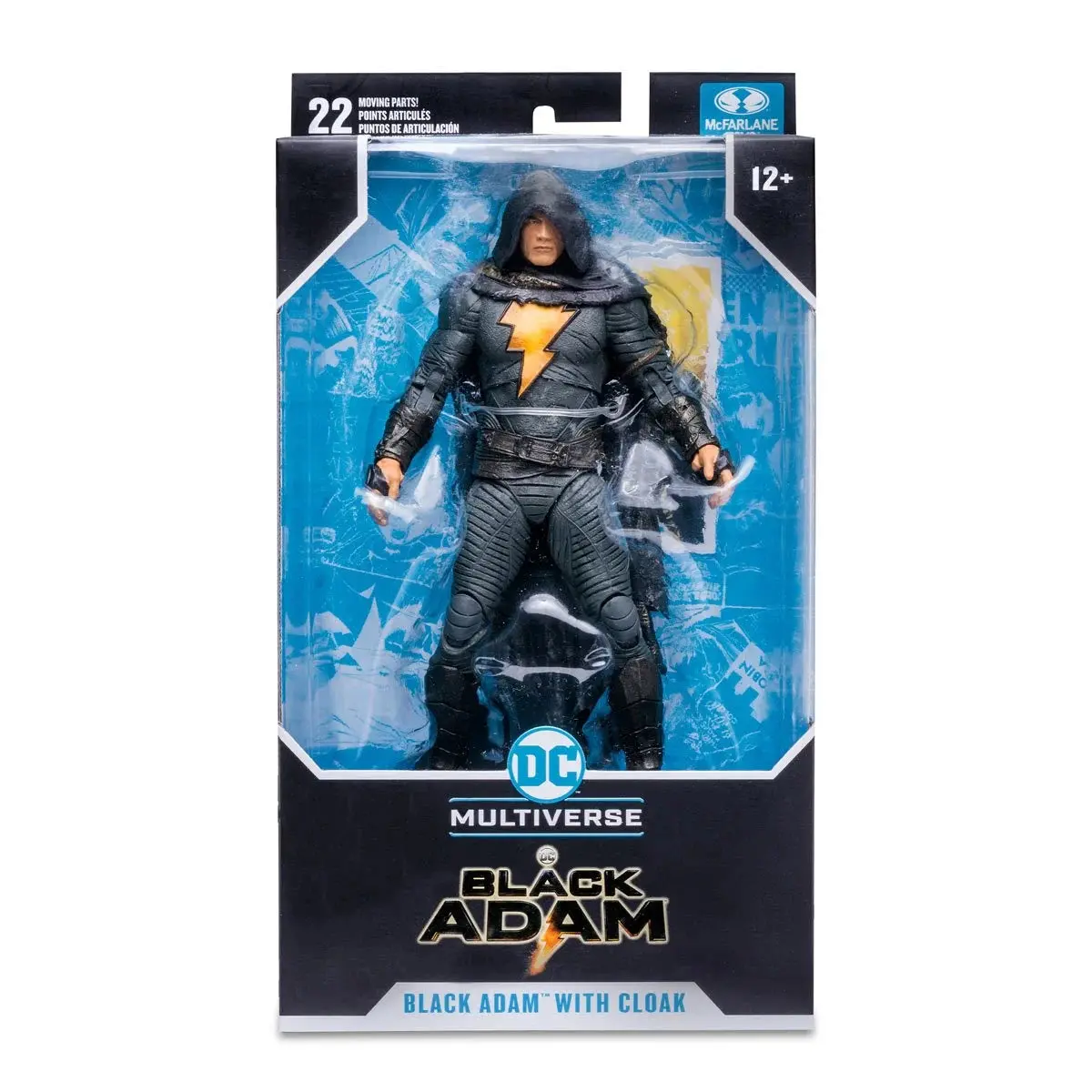 Mcfarlane Toys Dc Multiverse - Black Adam (Movie) - Black Adam (With Cloak) Action Figure (15261) 1
