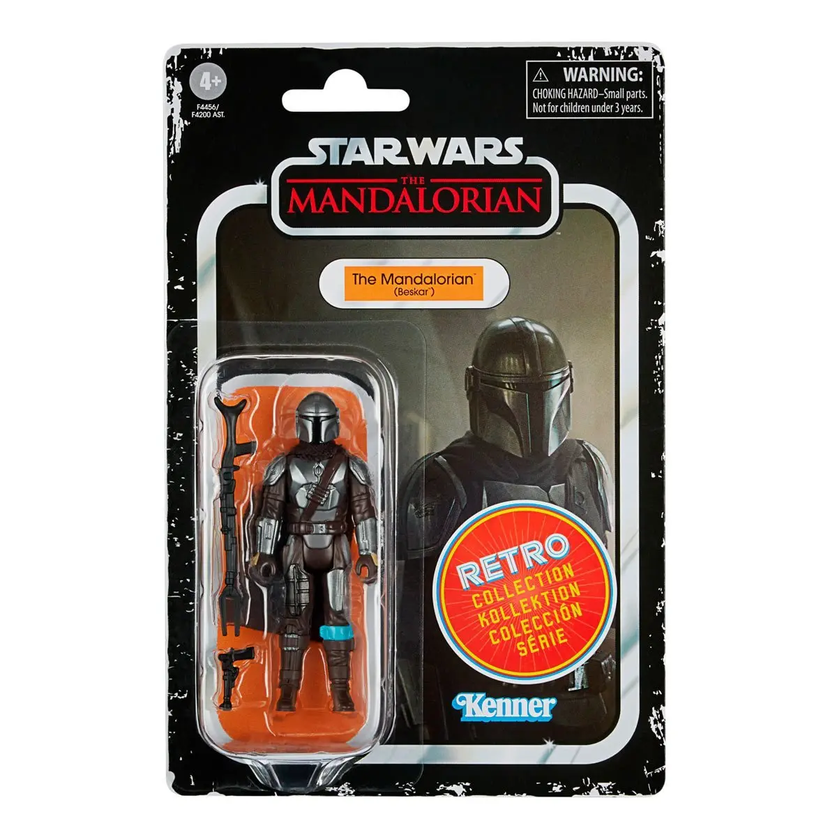 Kenner - Star Wars: Retro Collection (The Mandalorian) The Mandalorian (Beskar) Action Figure F4456 1