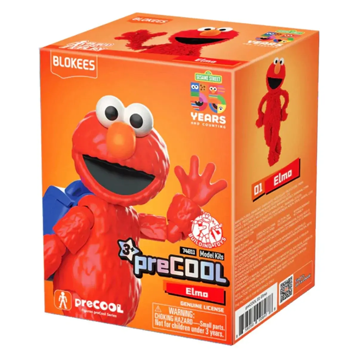 Blokees - Sesame Street - Precool Series 01 - Figure #01 - Elmo Mini Model Kit (74811/00897) 1