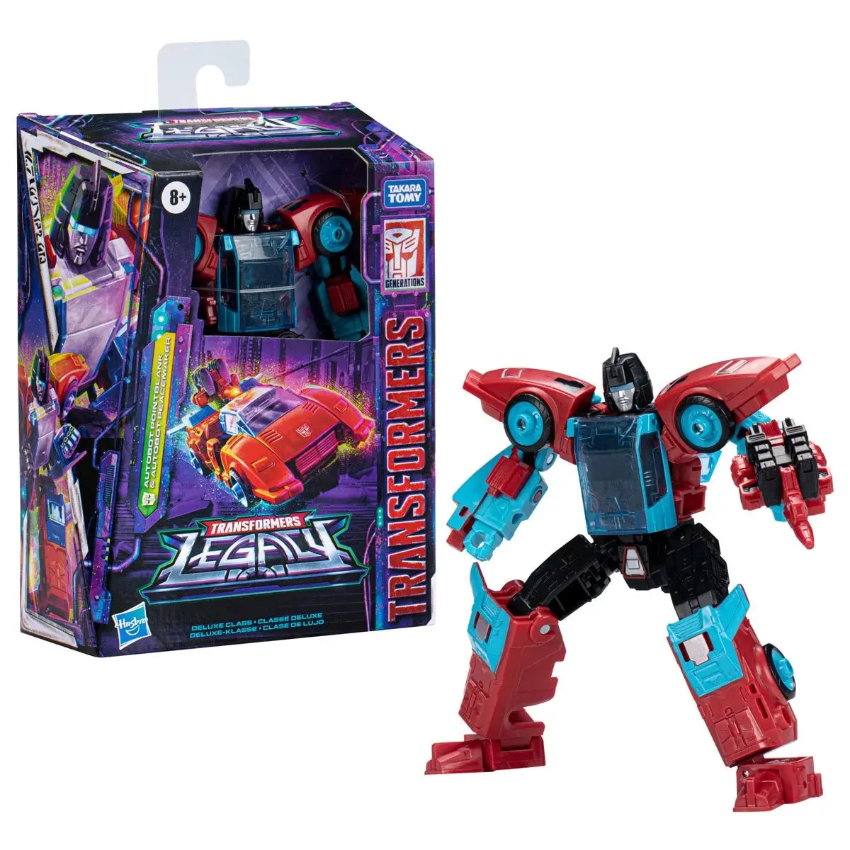 Transformers Generations Legacy - Deluxe Autobot Pointblank And Peacemaker Action Figures (F3035) 1