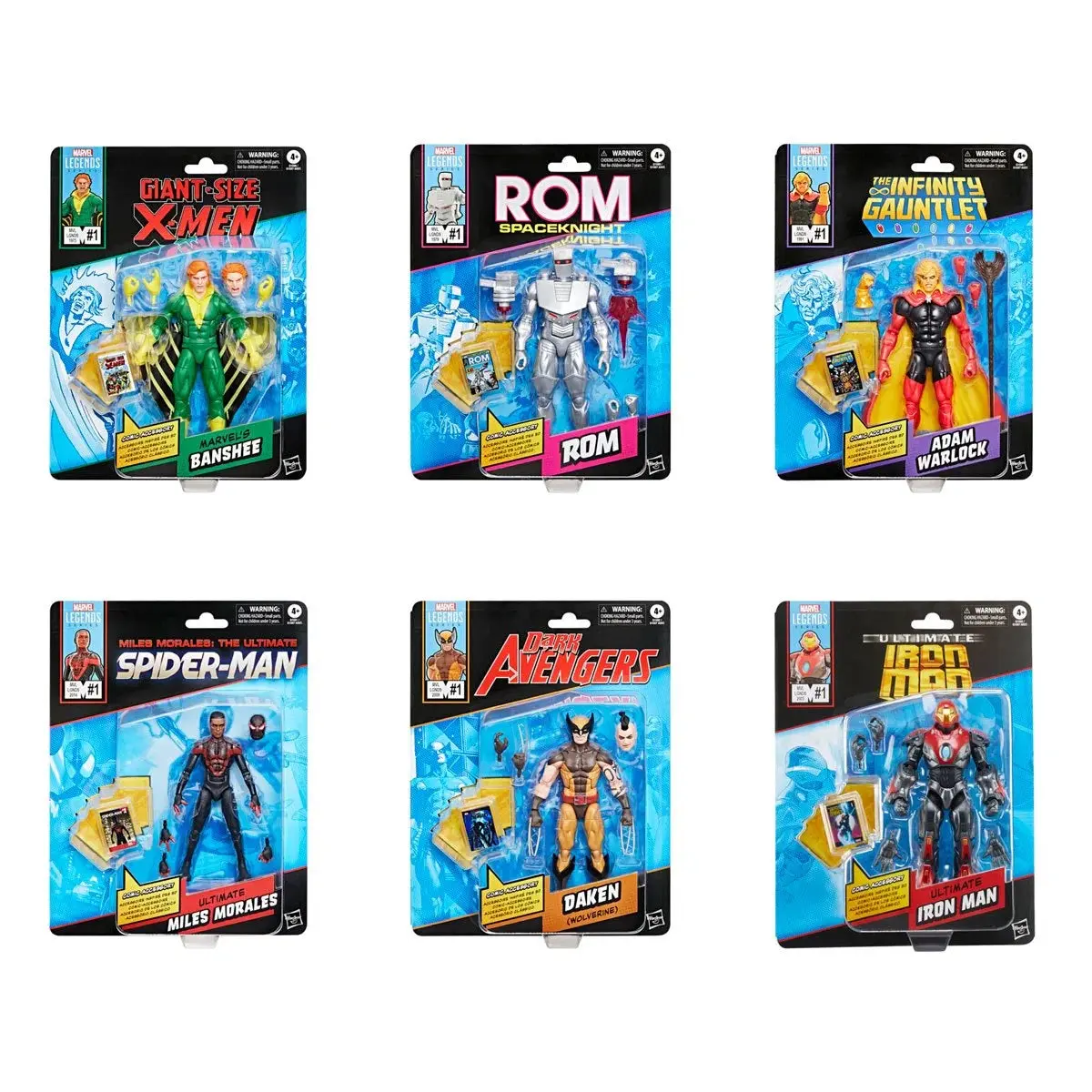 Marvel Legends Series - Retro 2025 (Wave 1) Action Figure 6-Pack (G1587) Low Stock 1