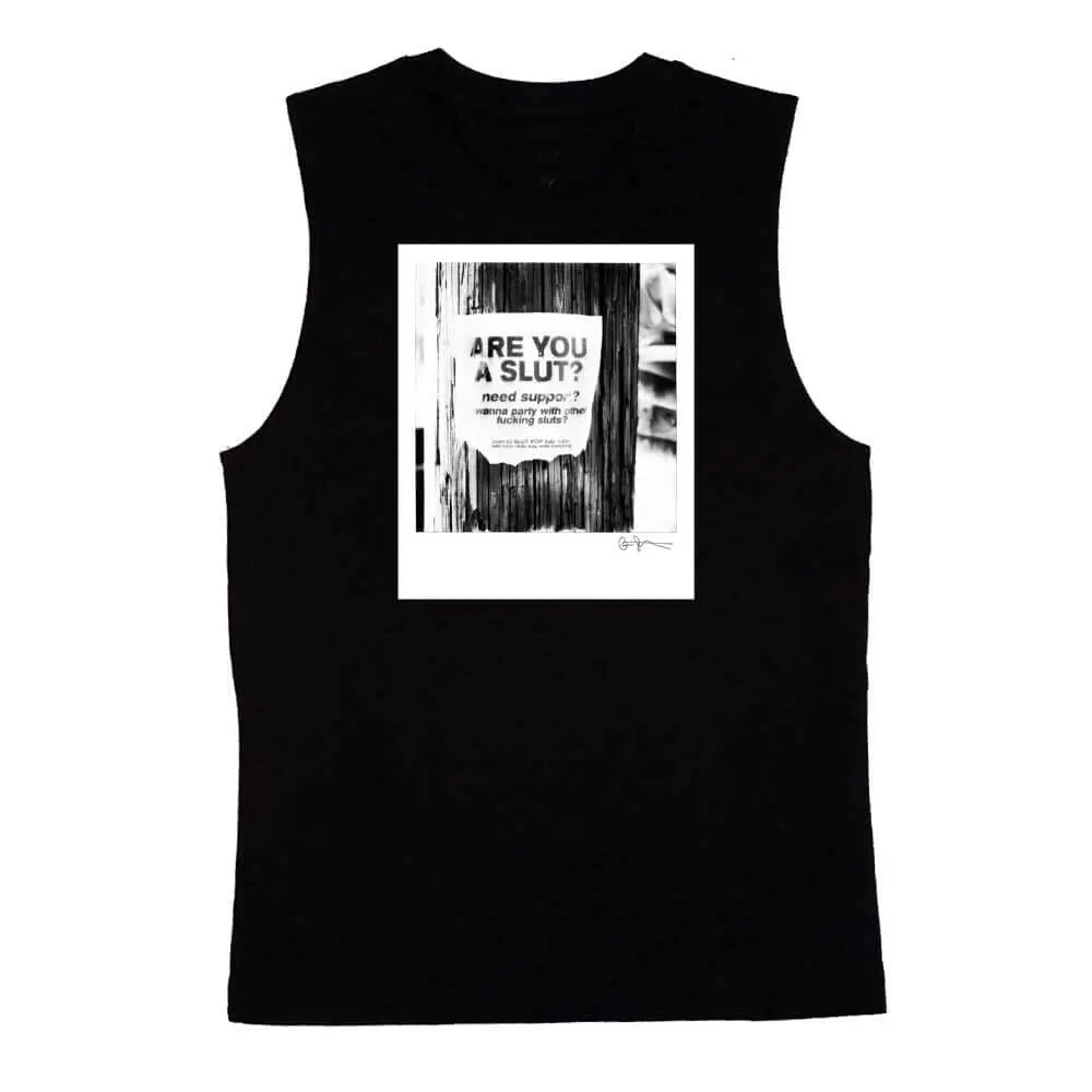 Are You A Slut? Sleeveless T-Shirt 1