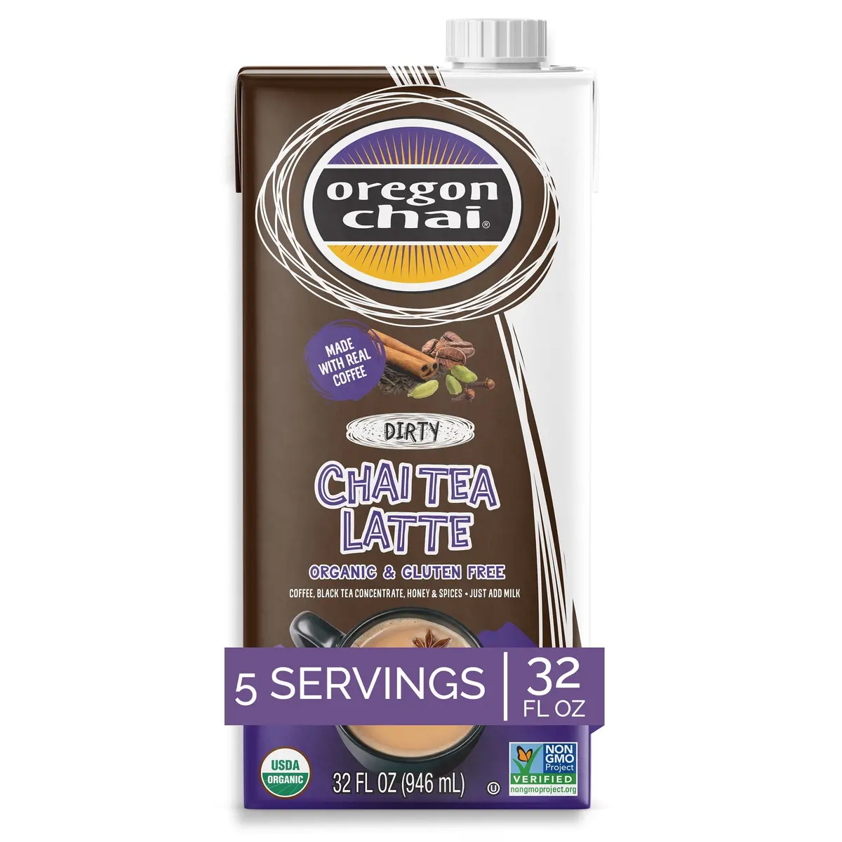 Dirty Chai Concentrate - 6 X 32 Fl Oz 1