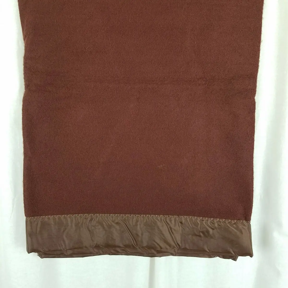 Vintage Chatham North Star Cellulayer Brown Blanket 76” X 90” Thermal Polyester 1