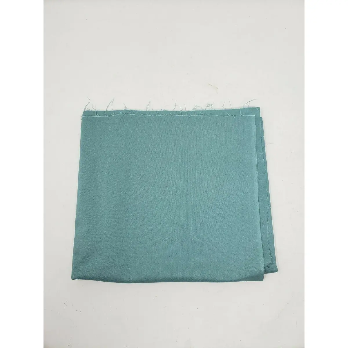 Light Green Blue Cotton Chambray Fabric Woven Almost 1 Yard 1
