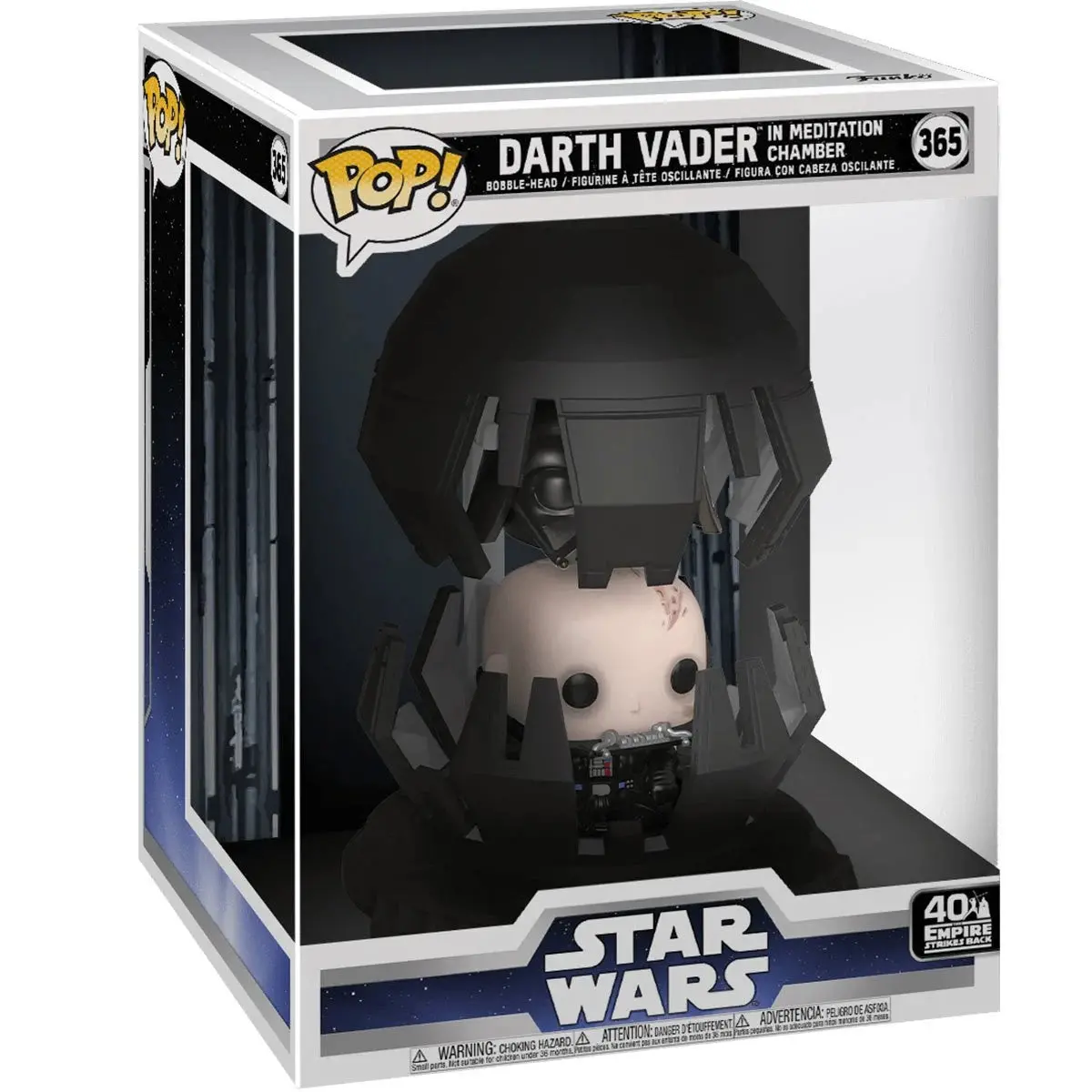 Funko Pop! Star Wars #365 Empire Strikes Back - Darth Vader (Meditation Chamber) Deluxe Figure 46763 Low Stock 1
