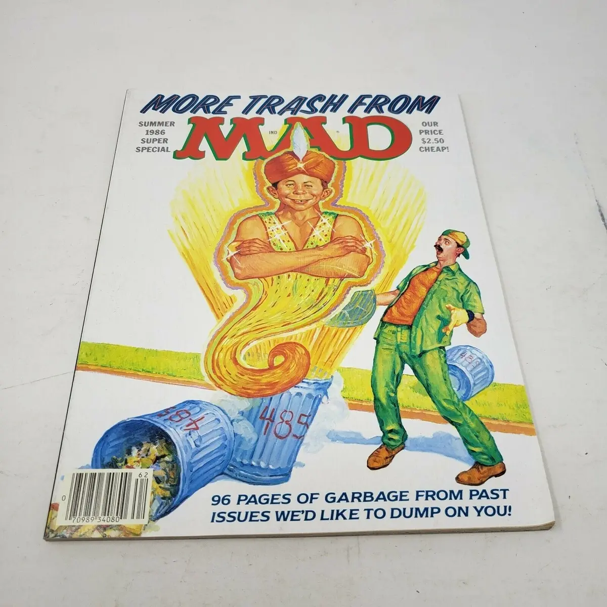 Mad Magazine Super Special Summer 1986 Vintage More Trash Garbage Past Issues 1