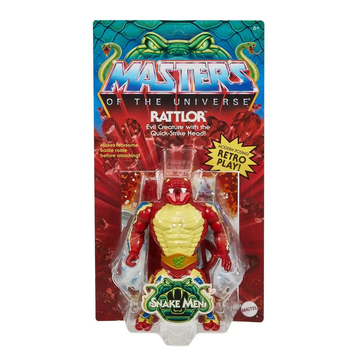 Motu Masters Of The Universe: Origins - Rattlor Action Figure (Hkm67) 1