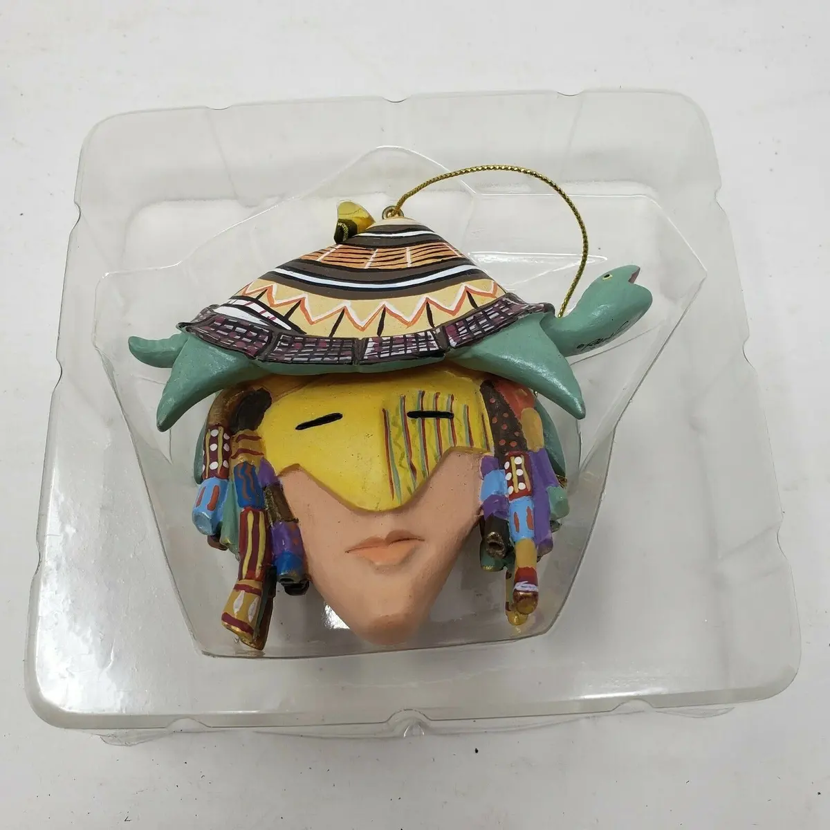 Robert Shields Turtle Man Whimsical Christmas Ornament Figure Southwestern R0226 1