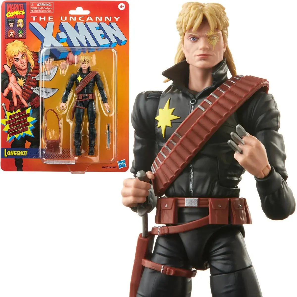 Marvel Legends Retro X-Men Series - Classic Longshot 6-Inch Action Figure (F3977) Low Stock 1