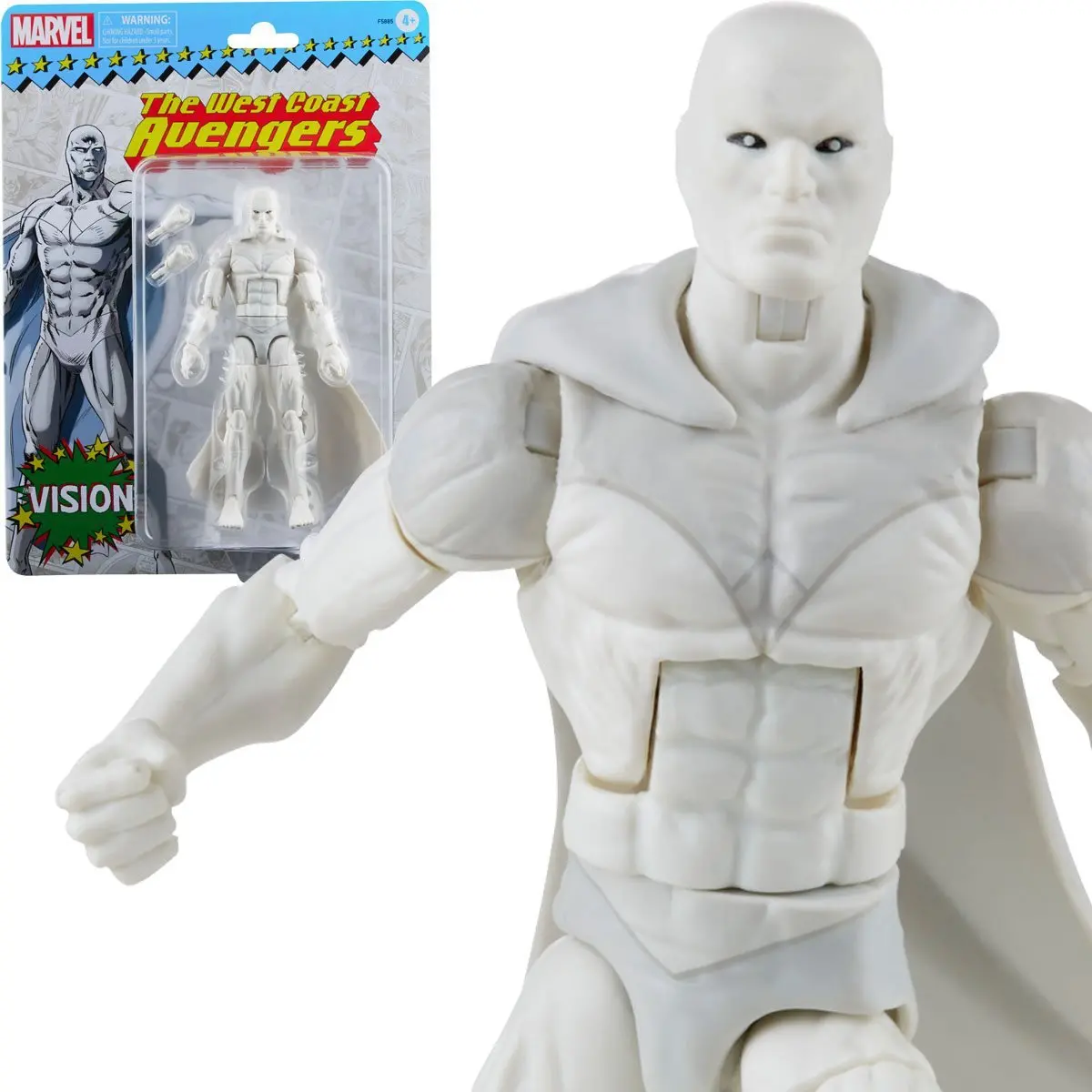 Marvel Legends Retro Collection - The West Coast Avengers Retro Vision (White) Action Figure (F5885) Last One! 1
