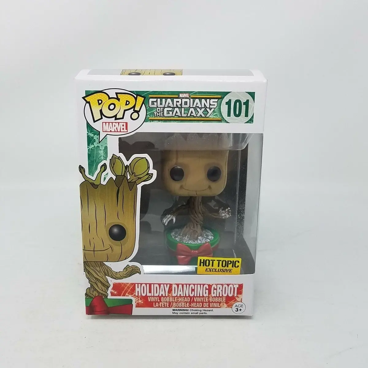 Funko Pop! Guardians Of The Galaxy Holiday Dancing Groot 101 Hot Topic Exclusive 1