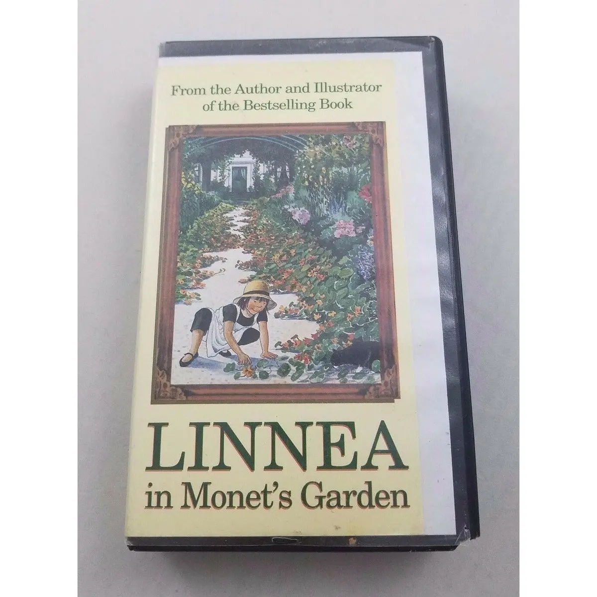 Linnea In Monet's Garden Vhs Movie Video Tape Hard Case Clamshell Library Copy 1