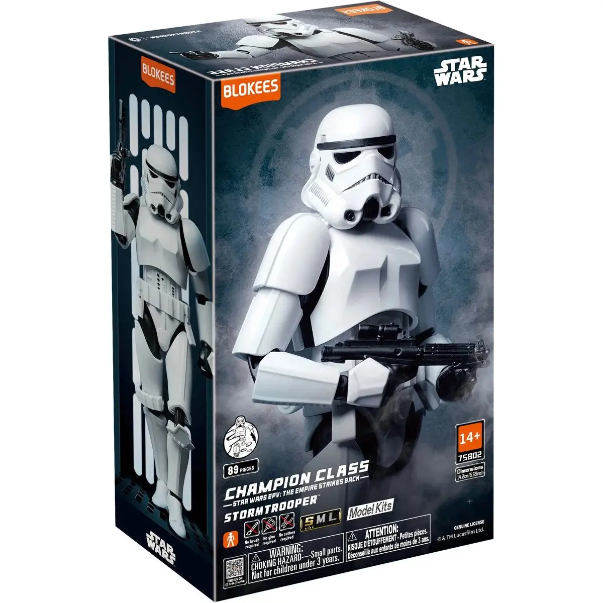Blokees - Star Wars: The Empire Strikes Back - Champion Class 02 - Stormtrooper Model Kit 75802/53196 1