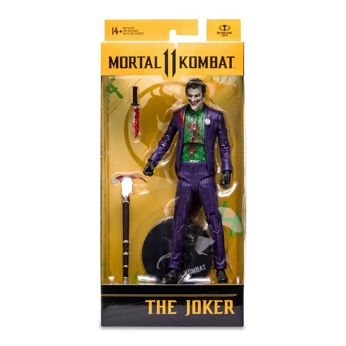 Mcfarlane - Mortal Kombat 11 Video Game - The Joker (Killer Smile/Bloody Skin) Action Figure (11058) Low Stock 1