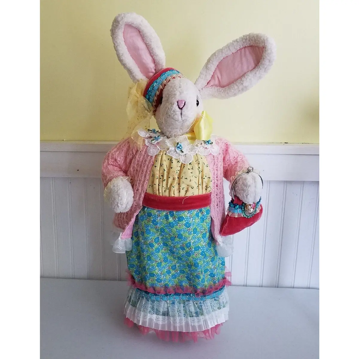 Karen Didion Originals Spring Collection Bunny Figurine 20In Glam Elegant Easter 1