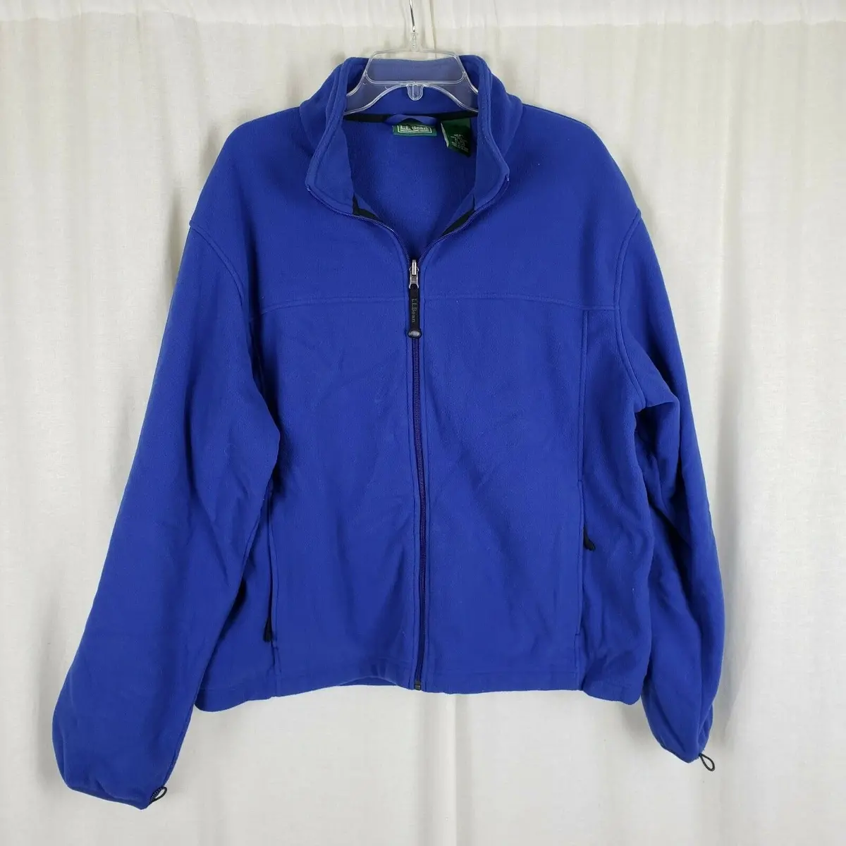 Vintage Ll Bean 3-In-1 Bright Blue Fleece Jacket Insert Inner Shell Only Mens Xl 1