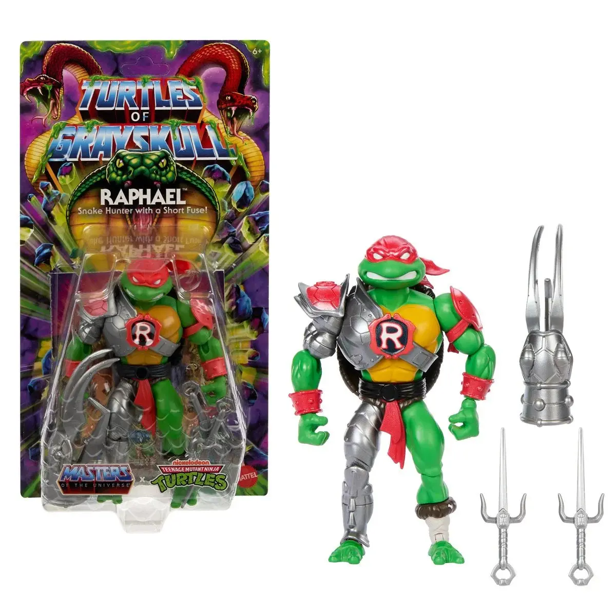 Masters Of The Universe: Turtles Of Grayskull (Wave 5) Raphael Action Figure (Jbm99) 1