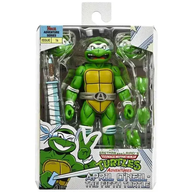Neca - Teenage Mutant Ninja Turtles - Archie Comics - April As The 5Th Turtle Action Figure (54491) 1