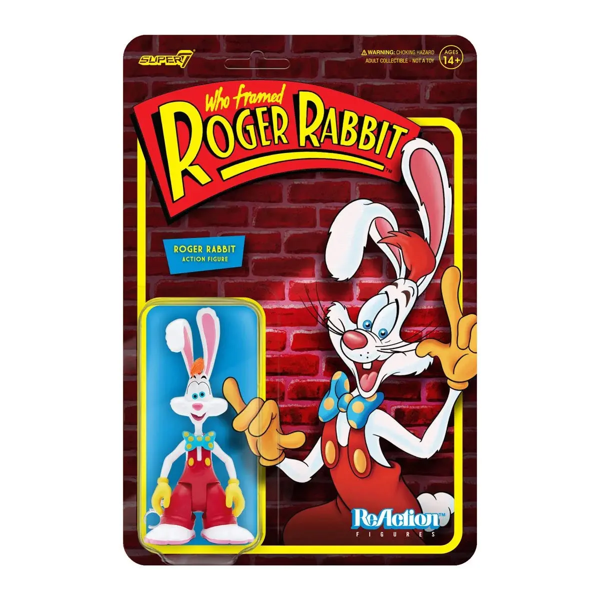 Super7 Reaction Figures - Who Framed Roger Rabbit - Roger Rabbit Action Figure (81425) 1