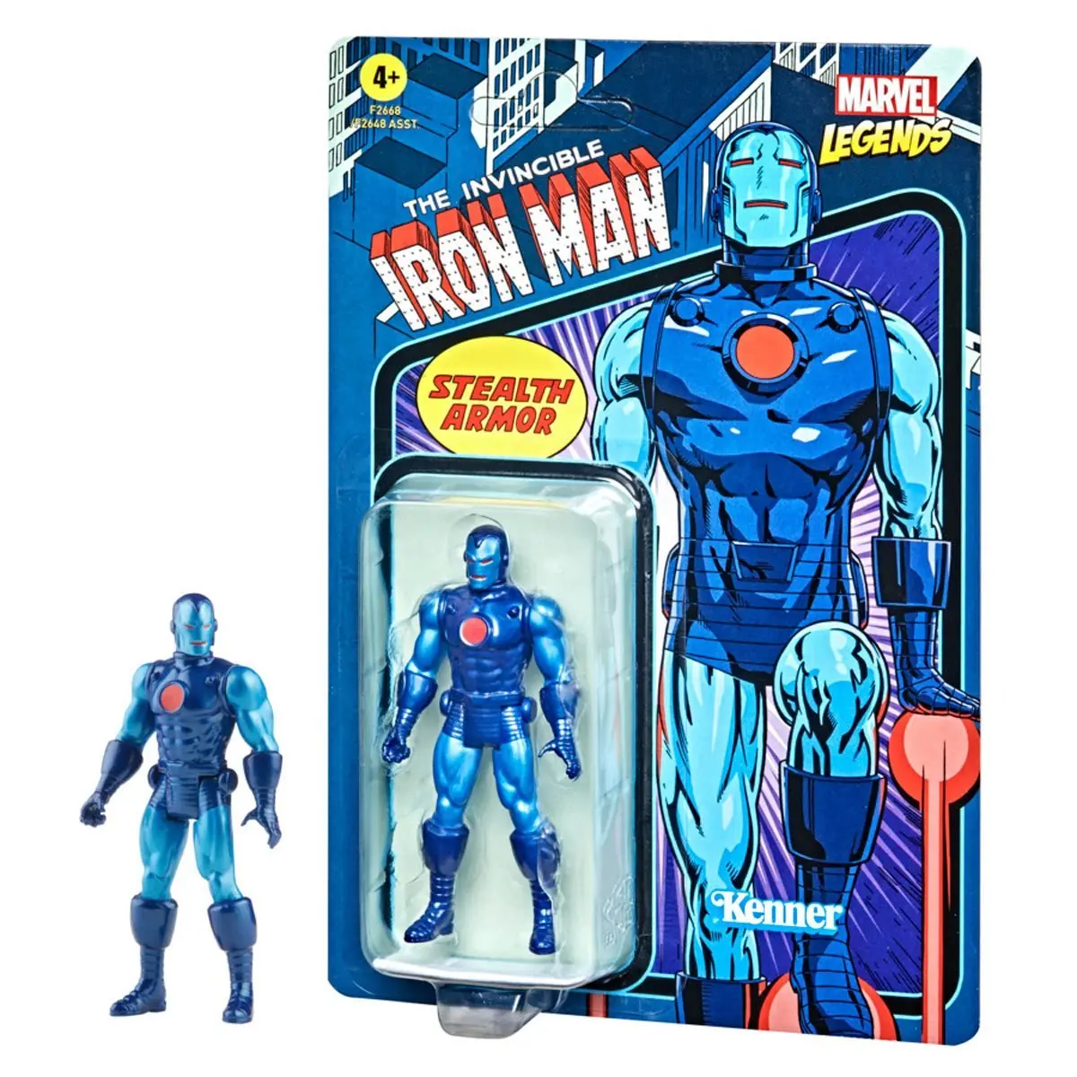 Marvel Legends Kenner Retro Series - Stealth Armor Iron Man 3.75-Inch Action Figure (F2668) Low Stock 1