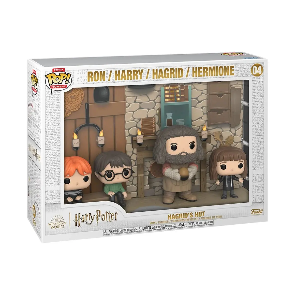 Funko Pop! Moment #04 - Harry Potter - Hagrid's Hut Deluxe Vinyl Figures Set (70254) Low Stock 1
