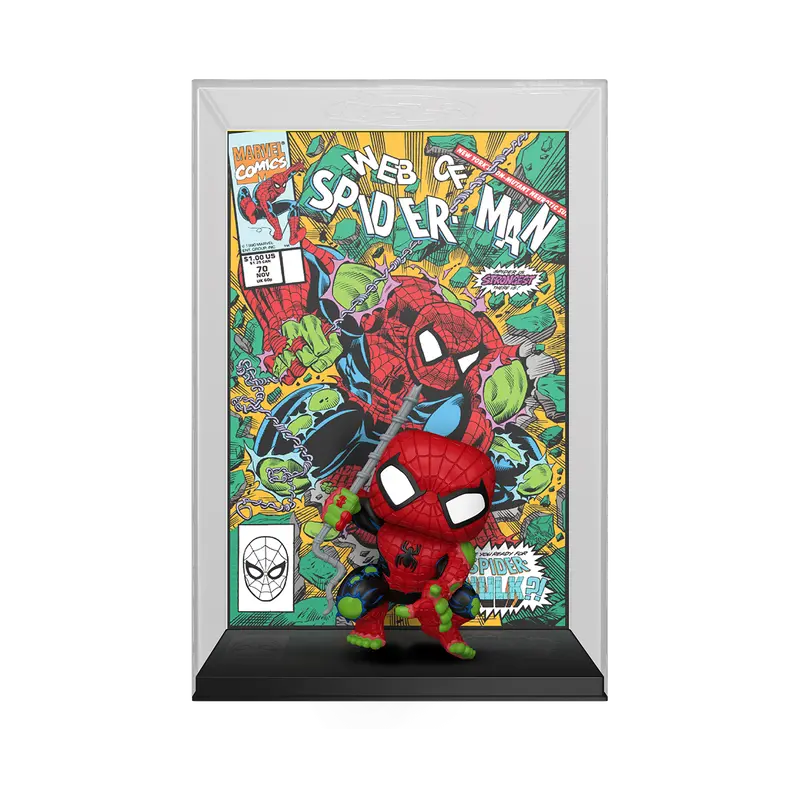 Funko Pop! Comic Covers #79 (Web Of Spider-Man #70) Spider-Hulk Vinyl Bobblehead Figure & Case 90304 1