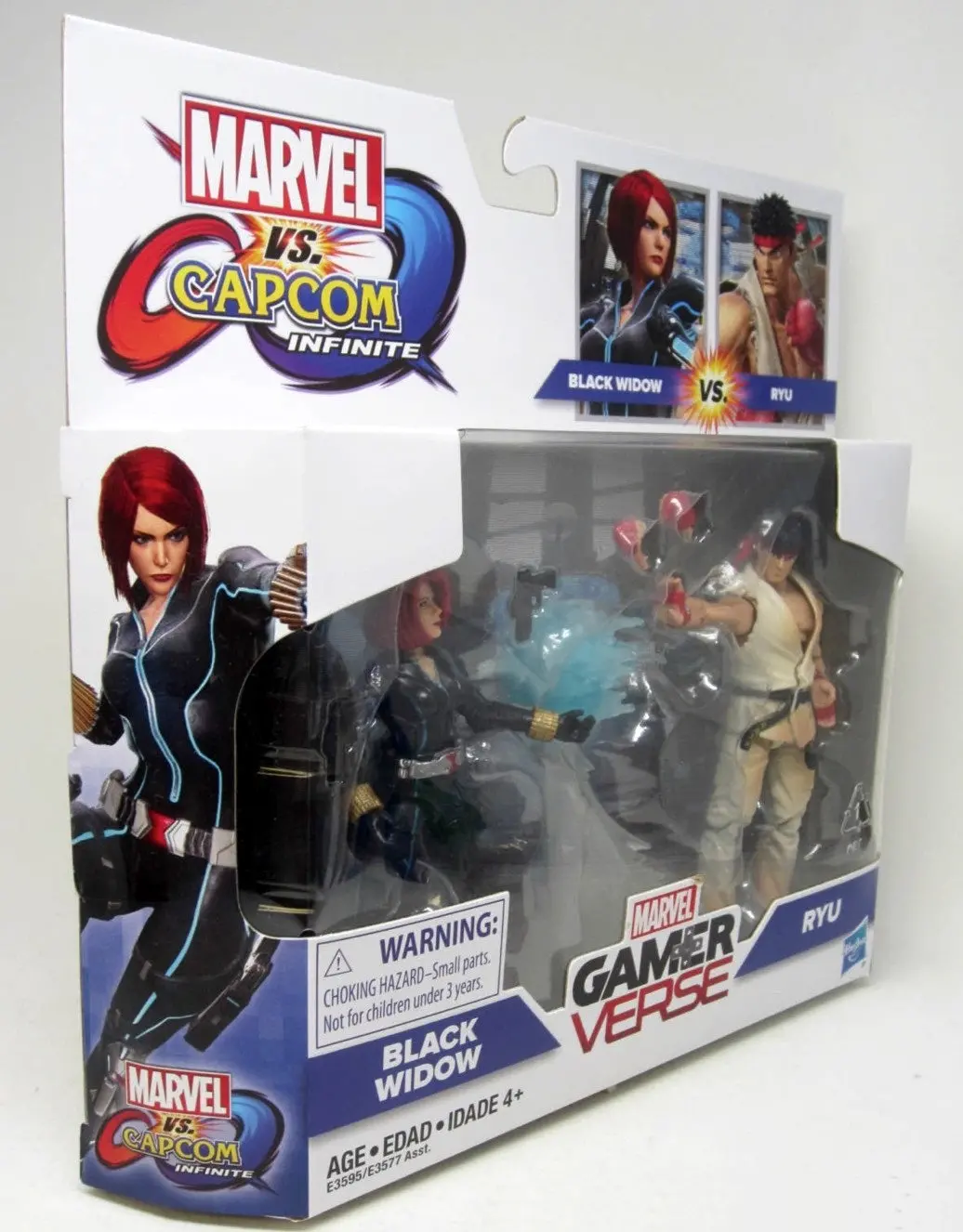 Hasbro - Marvel Gamerverse - Marvel Vs Capcom Infinite - Black Widow + Ryu Street Fighter (E3595) Low Stock 2