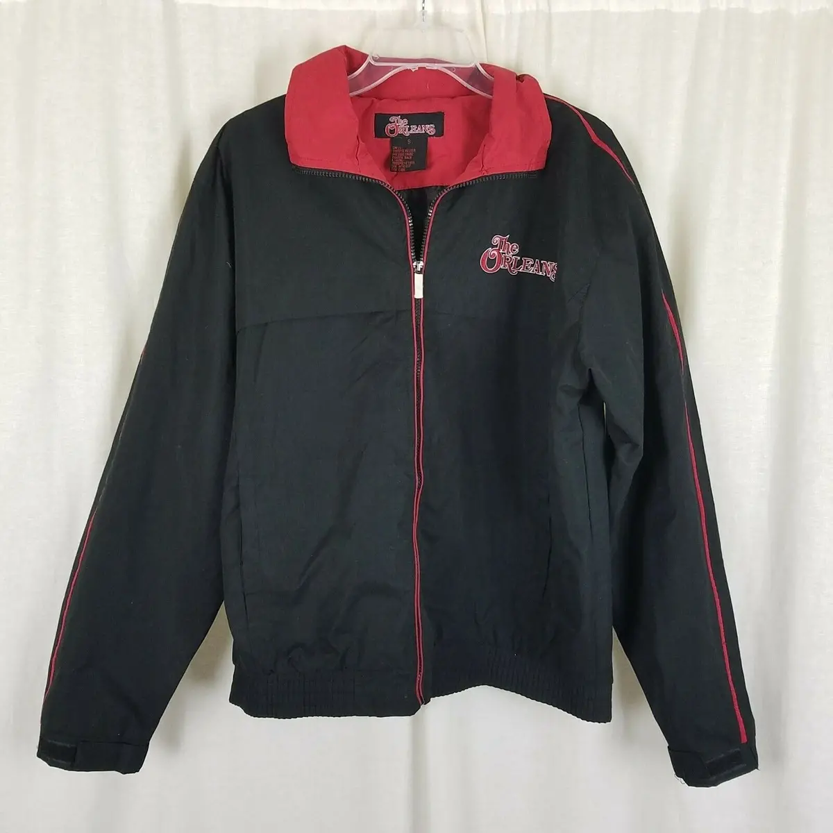 The Orleans Hotel & Casino Embroidered Coated Double Sided Bomber Jacket Mens S 2