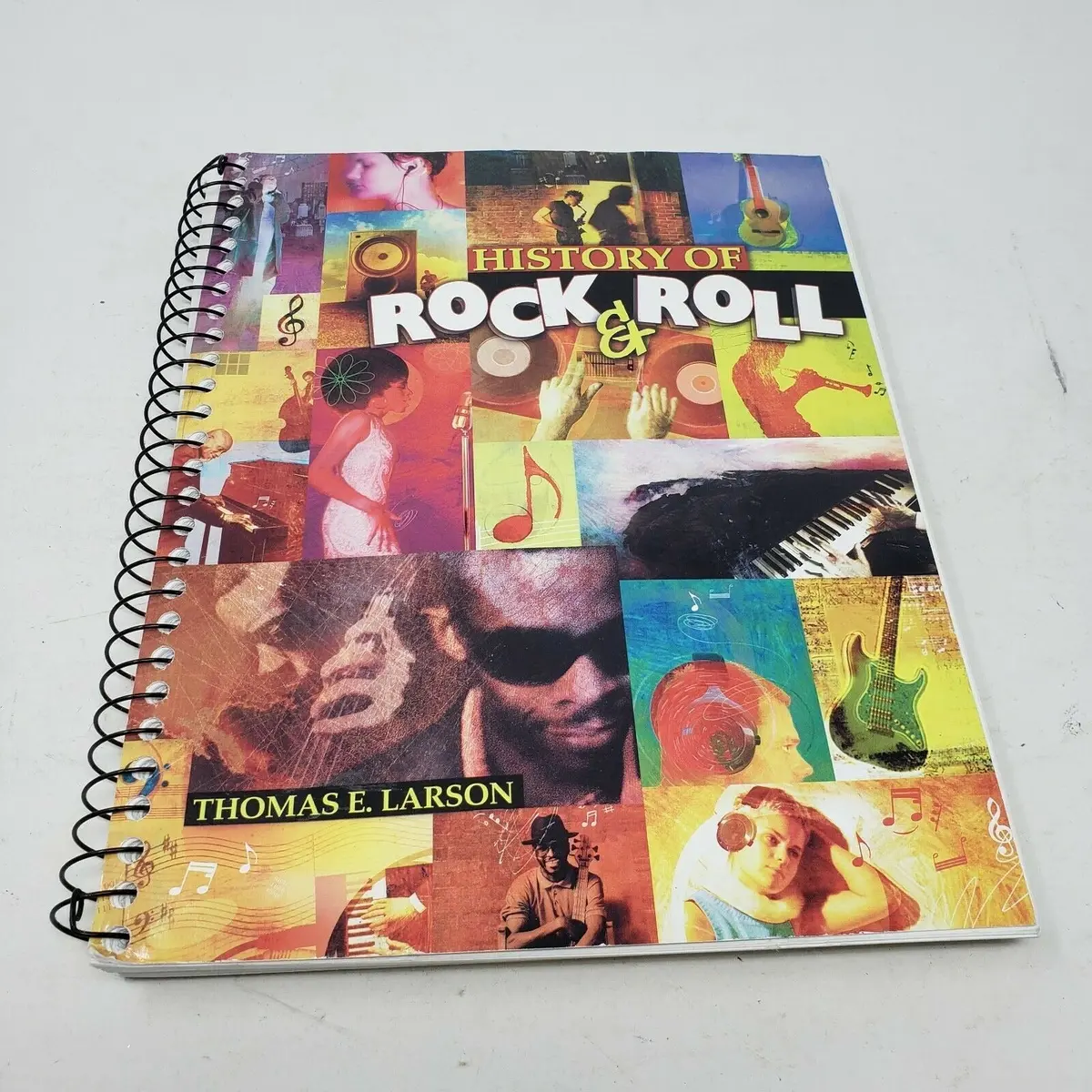 History Of Rock And Roll By Thomas E. Larson Book 2004 Spiral Bound 1