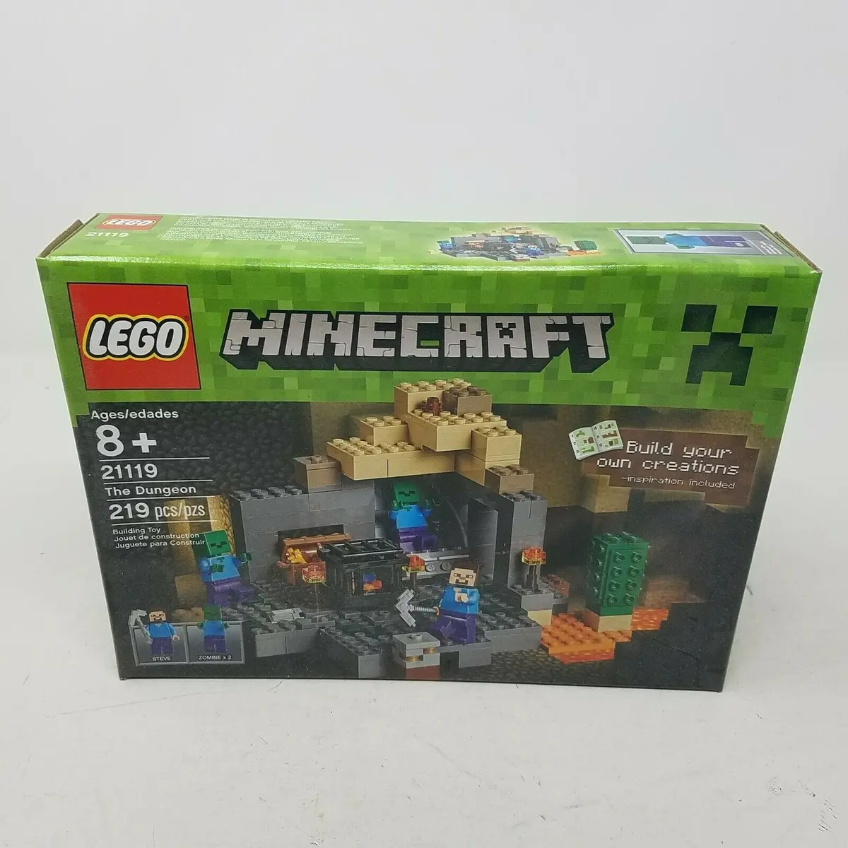 Lego Minecraft The Dungeon 21119 New Retired Product Factory Sealed 1