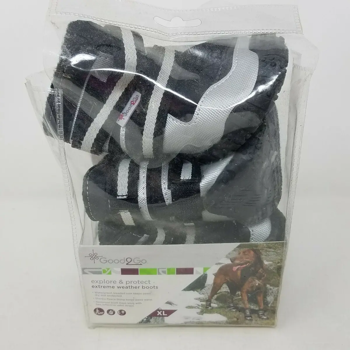 Extreme Weather Boots Dog Shoes Xl Puppy Pet Good2go Waterproof Neoprene Black 1