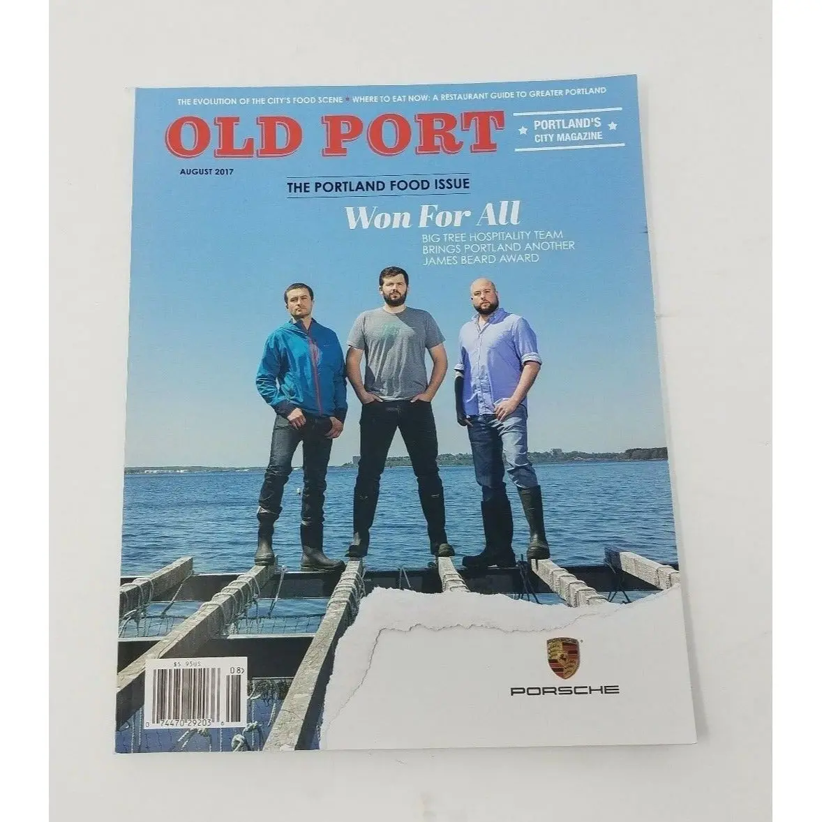 Old Port Portland's City Magazine Food Issue August 2017 Back Issue Maine State 1