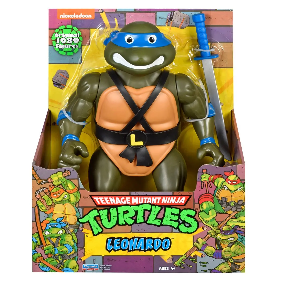 Teenage Mutant Ninja Turtles (Tmnt) Classic Leonardo (Giant 12-Inch) Action Figure 83396 1