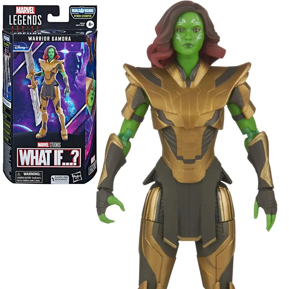 Marvel Legends Series - Hydra Stomper Baf (Disney+) - Warrior Gamora Action Figure (F6533) 1