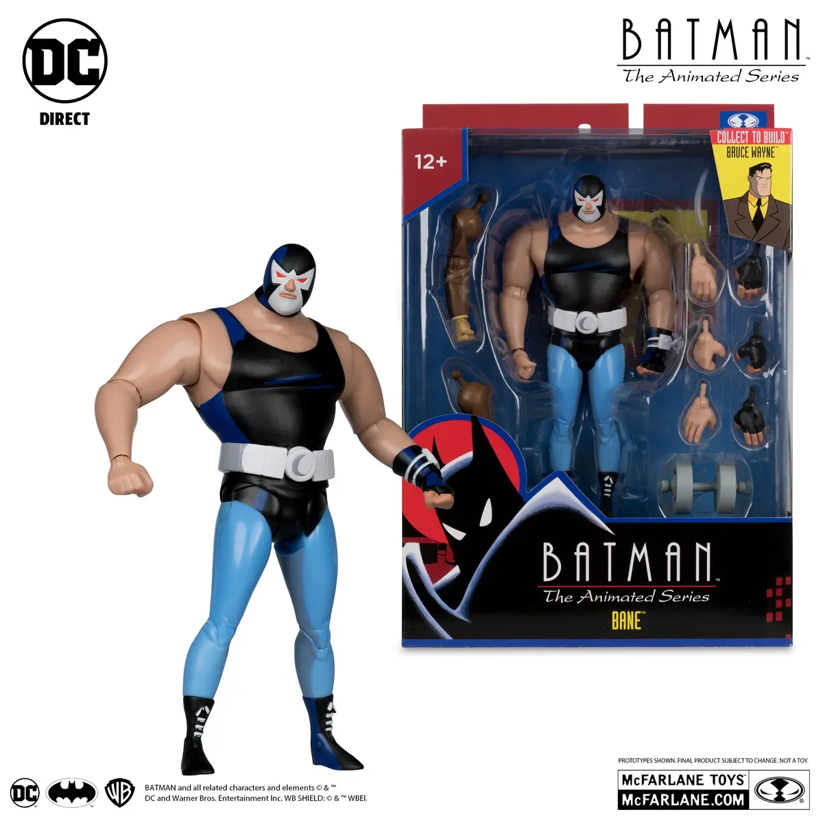Mcfarlane - Dc Direct - Batman: Animated Series (Wave 4) Bruce Wayne Baf - Bane Action Figure (17623) Low Stock 1