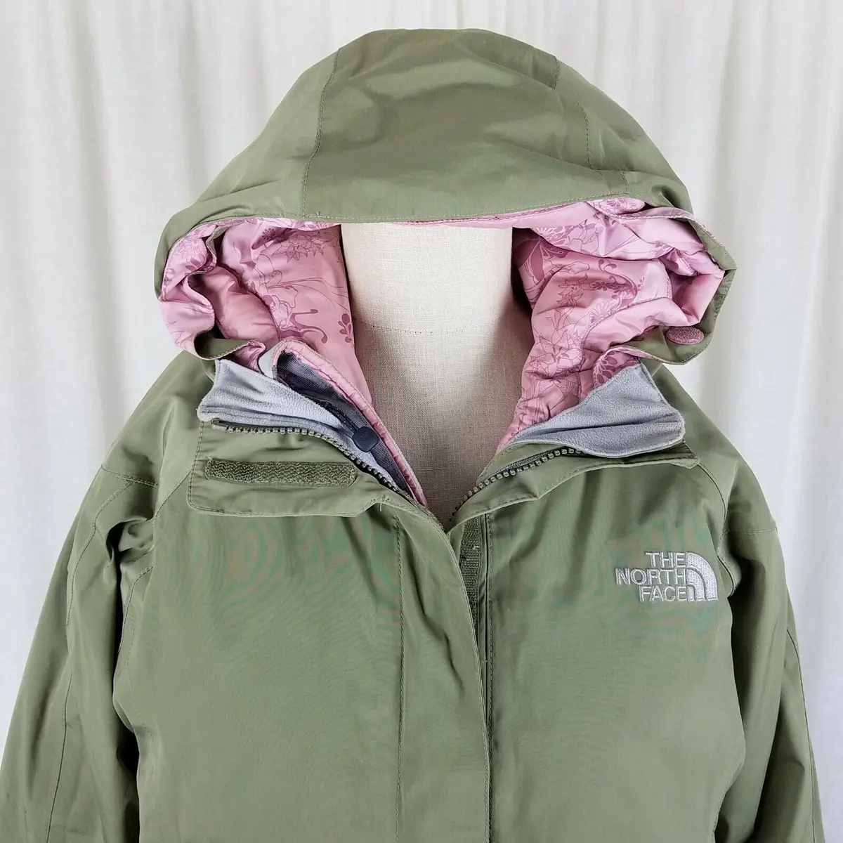 The North Face 3-In-1 Hyvent Tri Climate Winter Goose Down Parka Jacket Womens M 2
