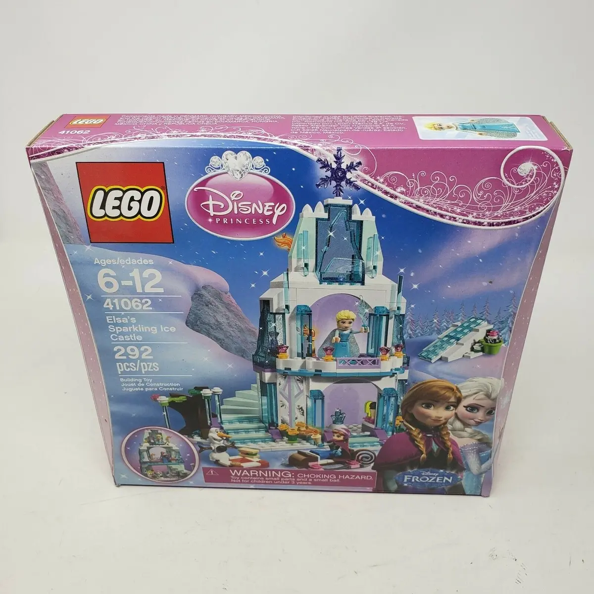 Lego Disney Princesses Frozen Elsa's Sparkling Ice Castle Set 41062 New Retired 1