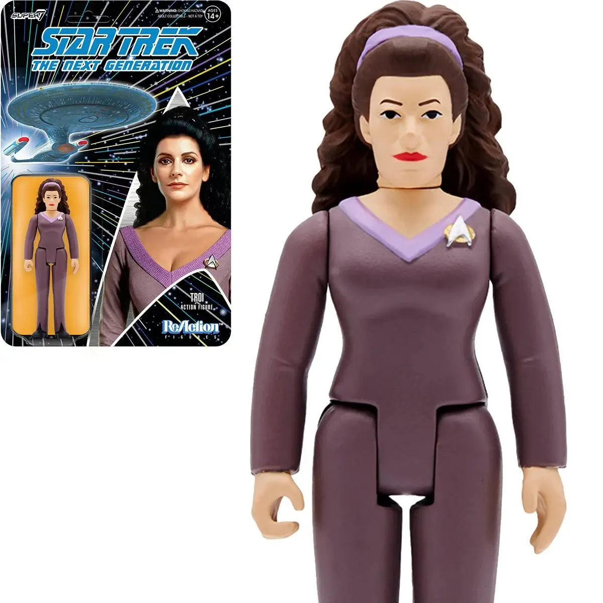 Super7 Reaction Figures - Star Trek: The Next Generation - Counselor Deanna Troi Action Figure (81535) 1