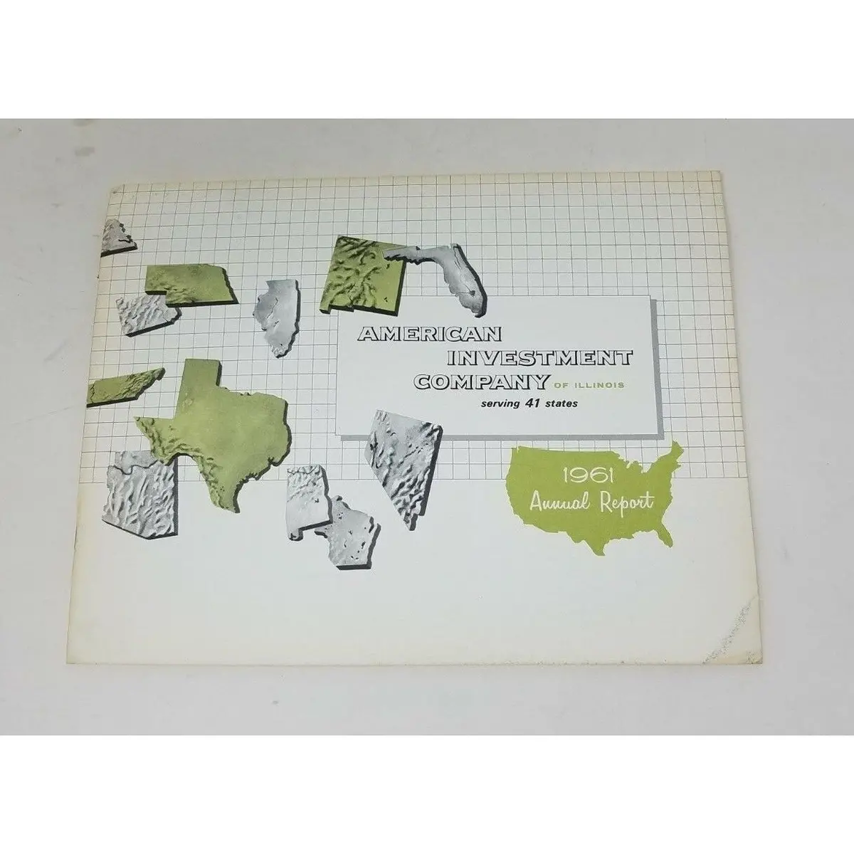 1961 American Investment Company Annual Report Shareholders Financial Statement 1