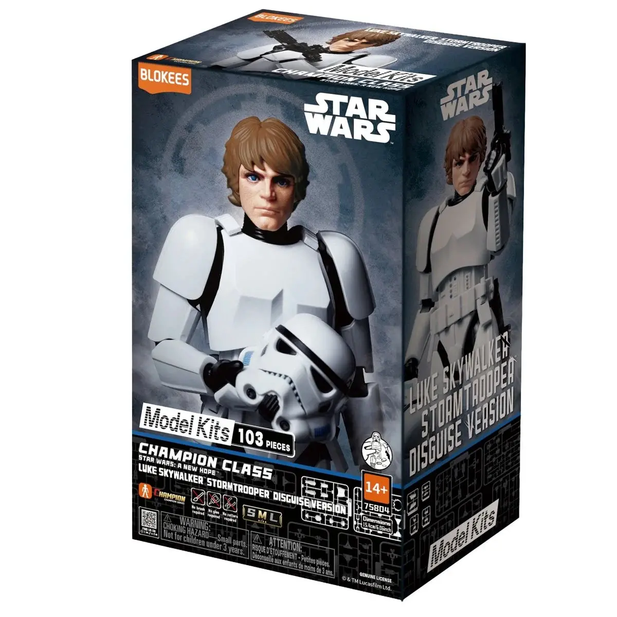 [Pre-Order] Blokees Star Wars: A New Hope - Luke Skywalker (Stormtrooper Disguise) Model Kit (75804/53313) 1