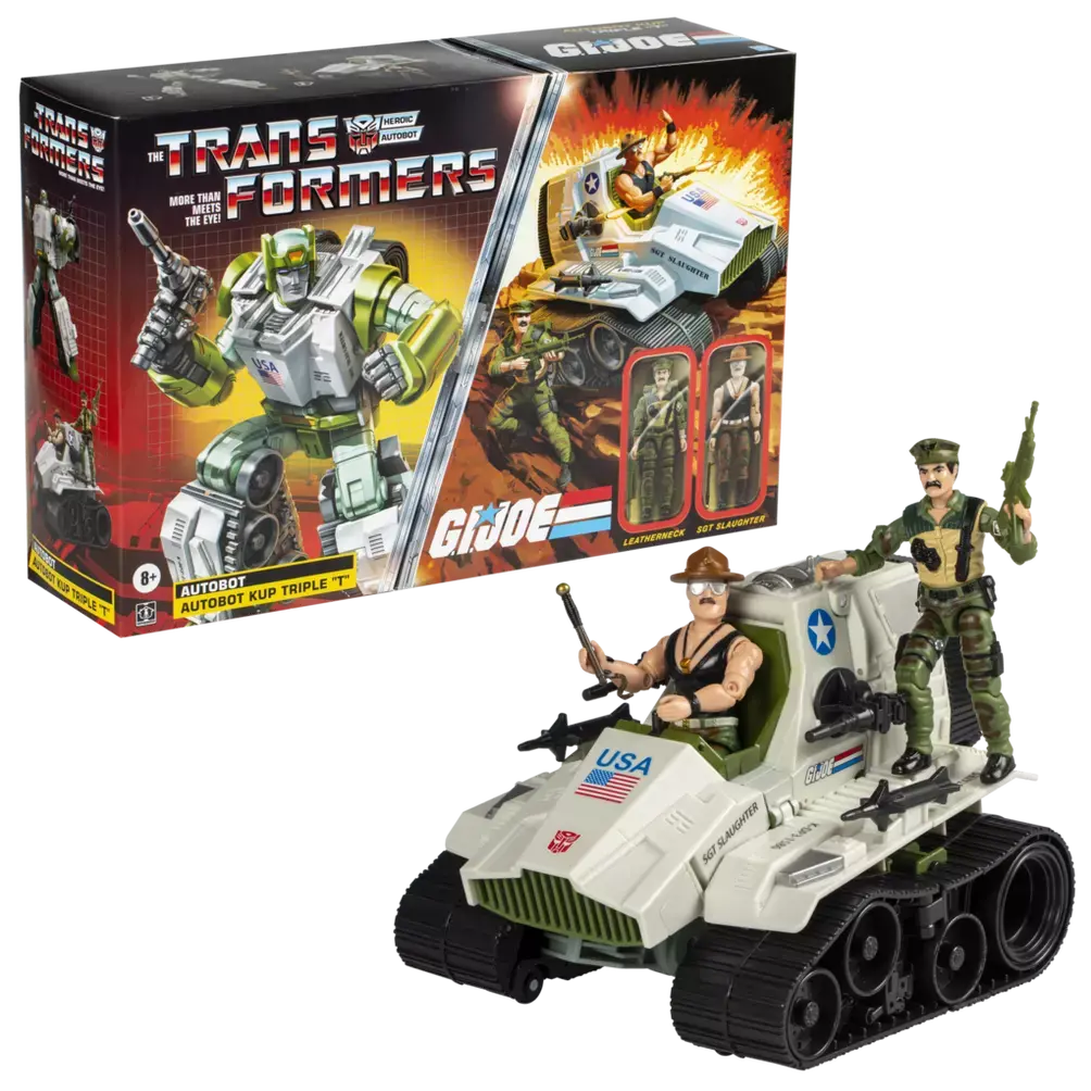 Transformers X G.I. Joe Collaborative - Autobot Kup (Triple T) Action Figure (F9941) Low Stock 1
