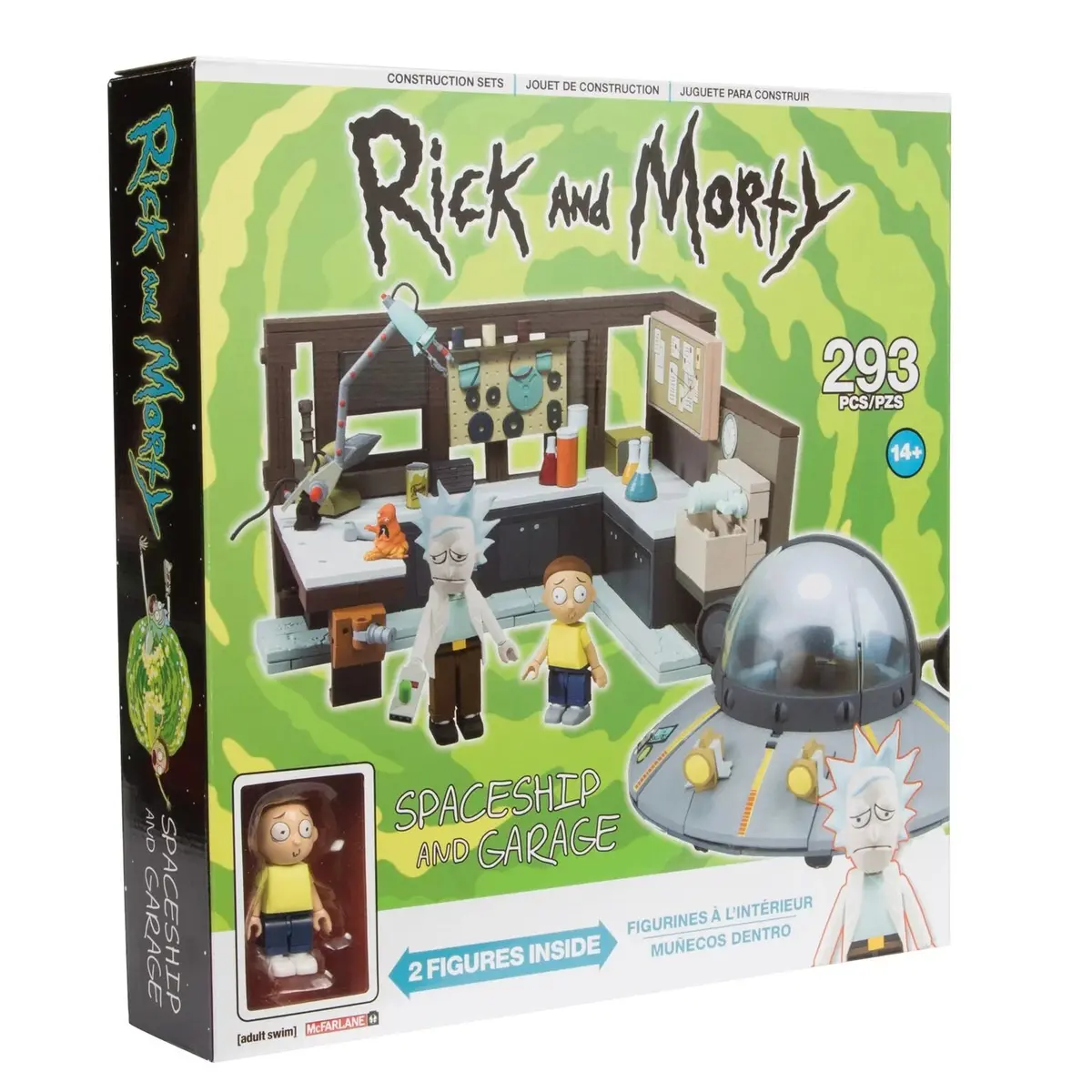 Mcfarlane Toys - Rick And Morty - Spaceship And Garage Building Toy (12884) Last One! 1