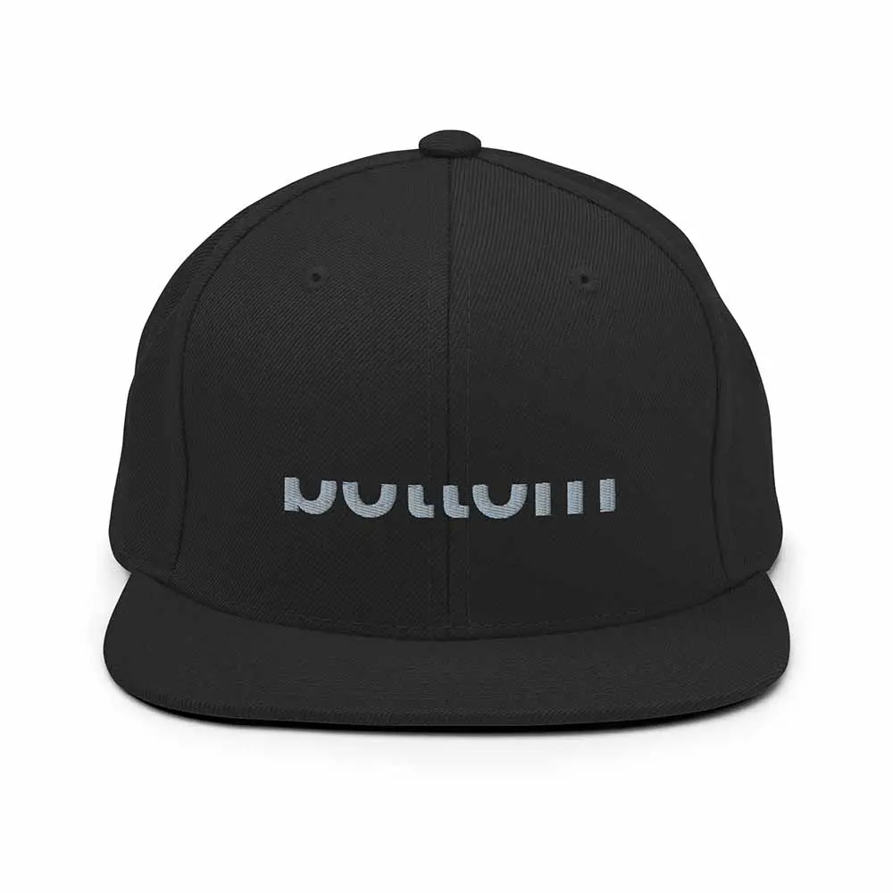 Bottom 6 Panel Flatbill Snapback Hat 1